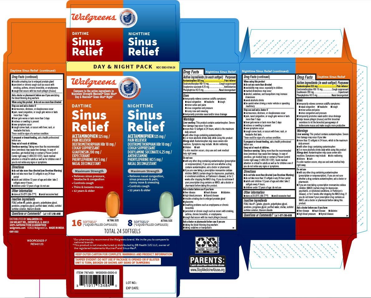 Pill image for Walgreens Sinus Relief Daytime Nighttime Cold & Flu