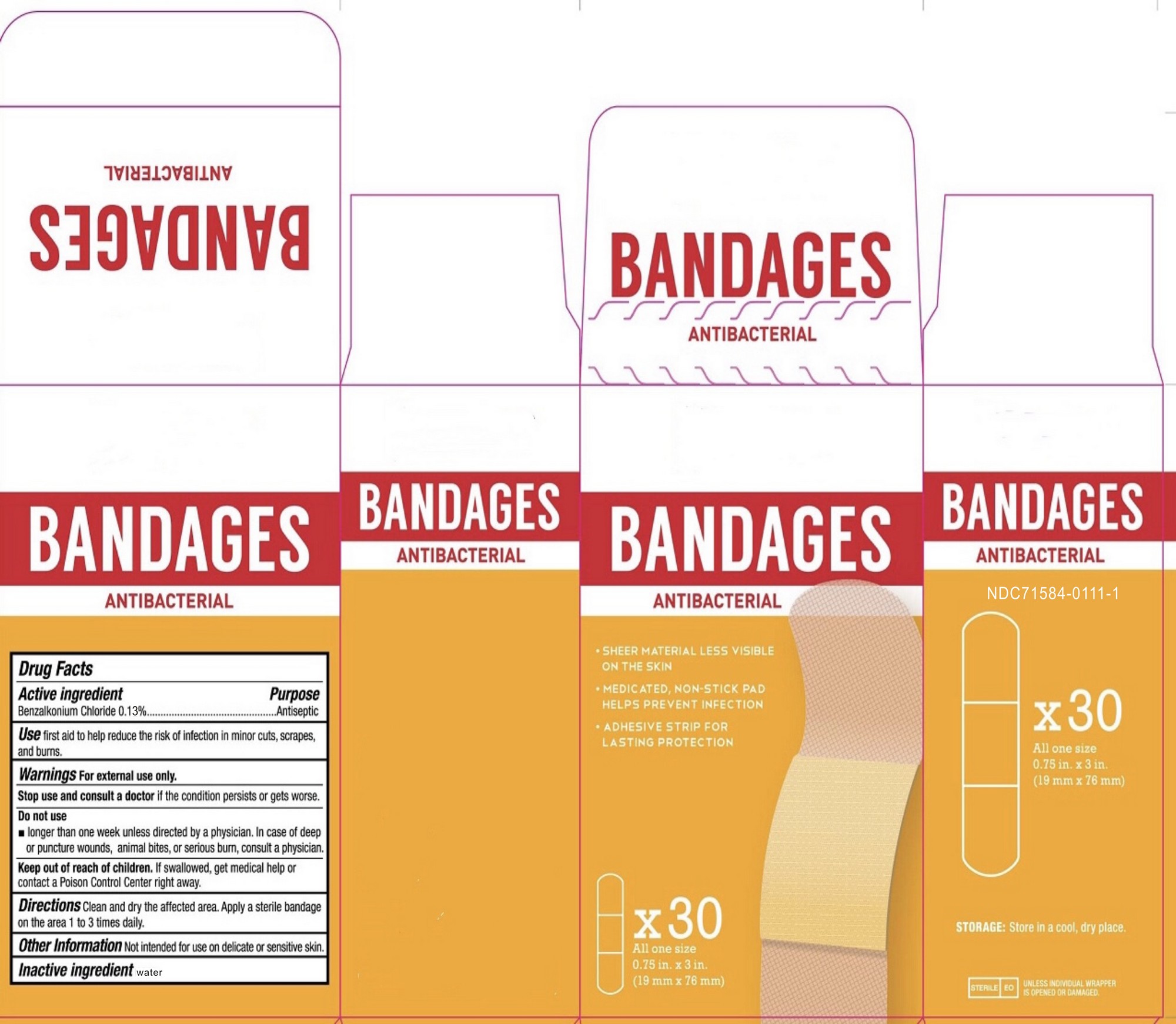 Pill image for Antibacterial Bandages