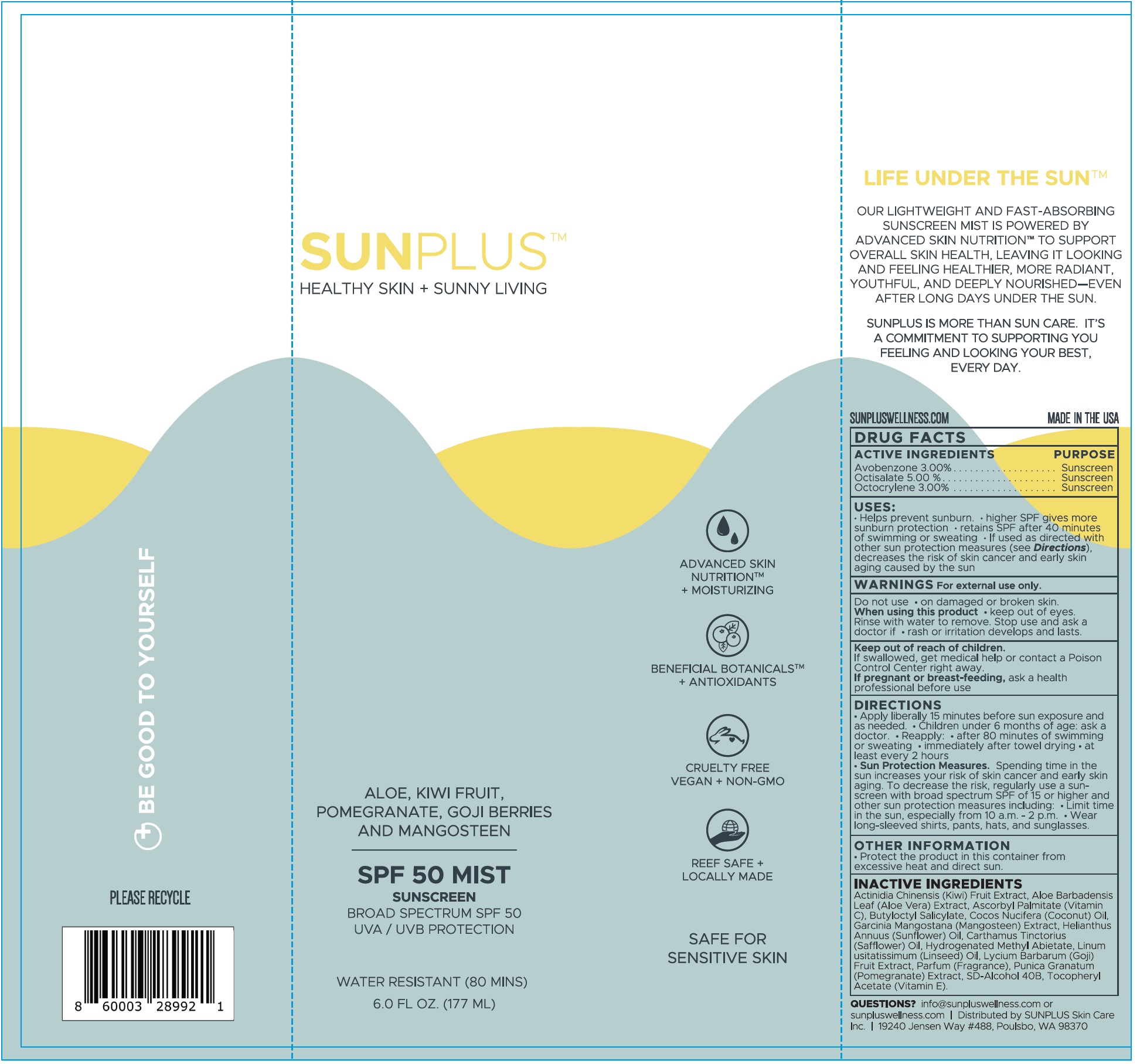 Pill image for Sunplus Mist Sunscreen Spf 50