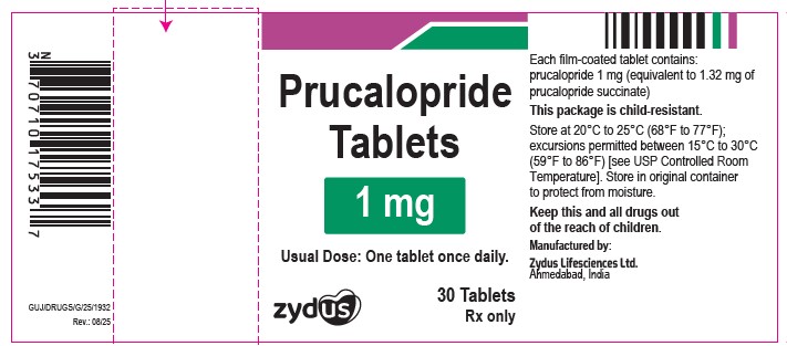 Pill image for Prucalopride Tablets, For Oral Use