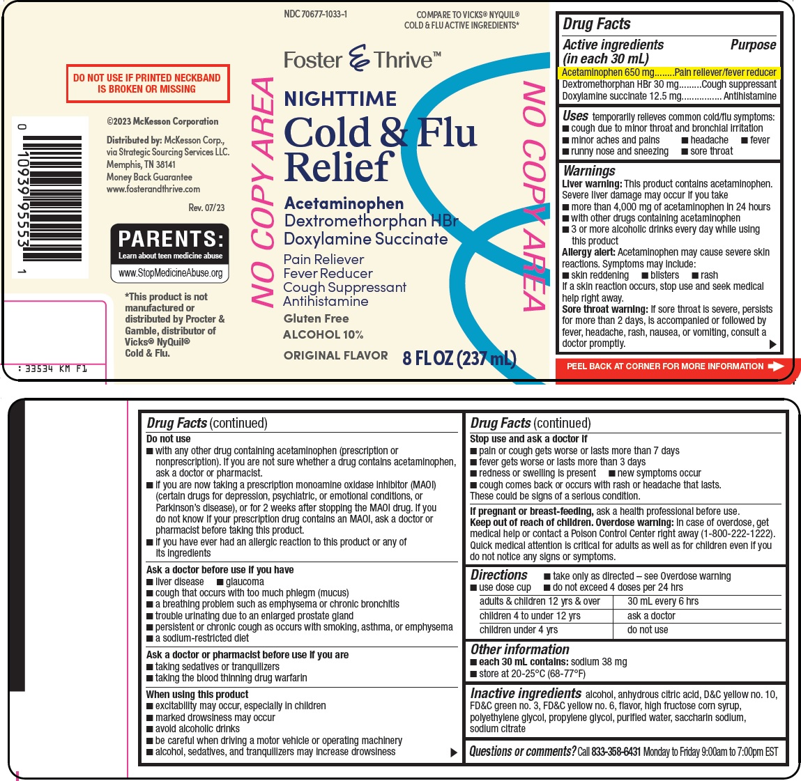 Pill image for mckesson nighttime cold & flu relief drug facts