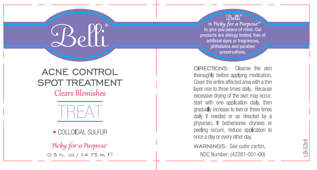 Pill image for Body Halo - Belli - Acne Control Spot Treatment (42281-001)