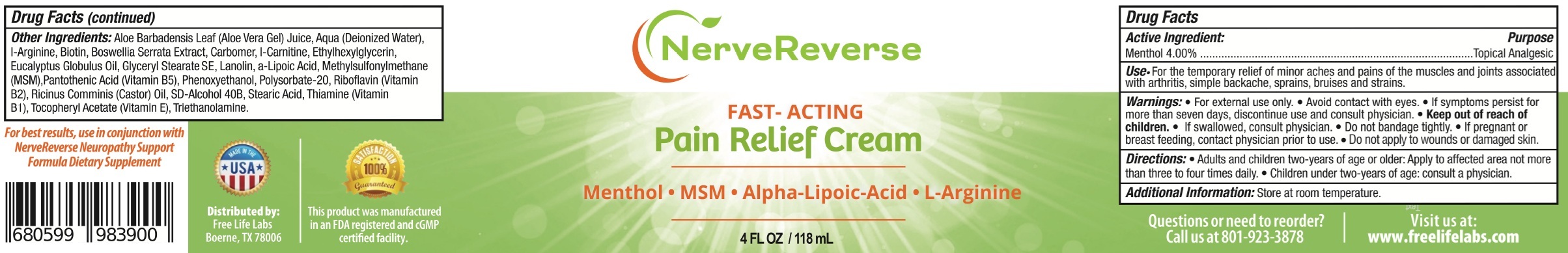 Pill image for nerve reverse pain relief cream