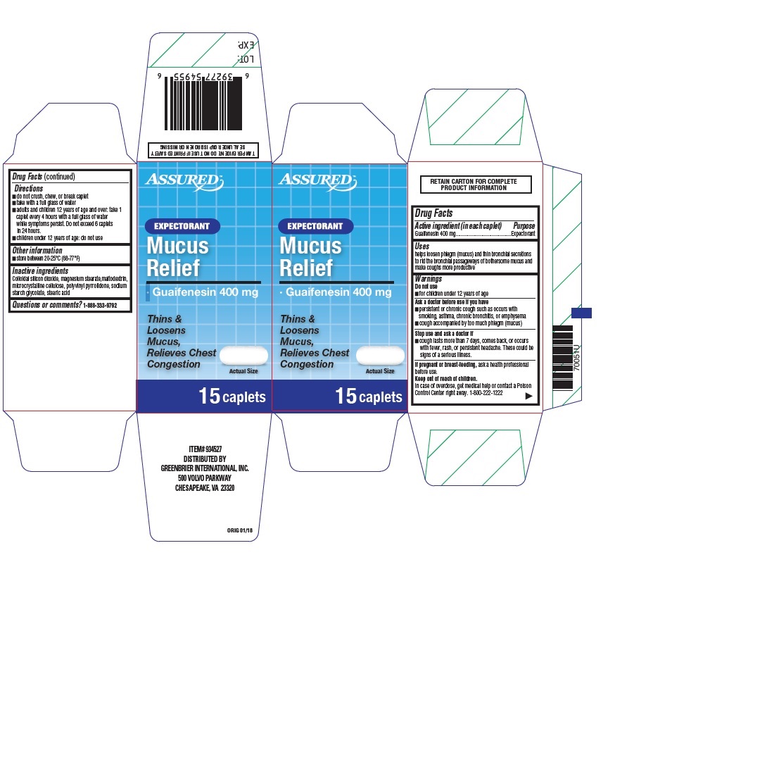 Pill image for Assured™ Expectorant Mucus Relief