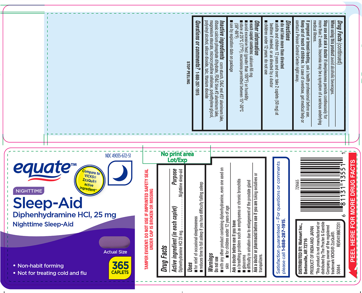 Pill image for Equate 44-672