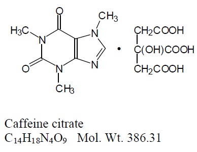 Pill image for Caffeine Citrate Oral Solution, Usp