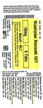 Pill image for Rizatriptan Benzoate Odt