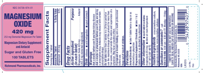 Pill image for Magnesium Oxide Tablets