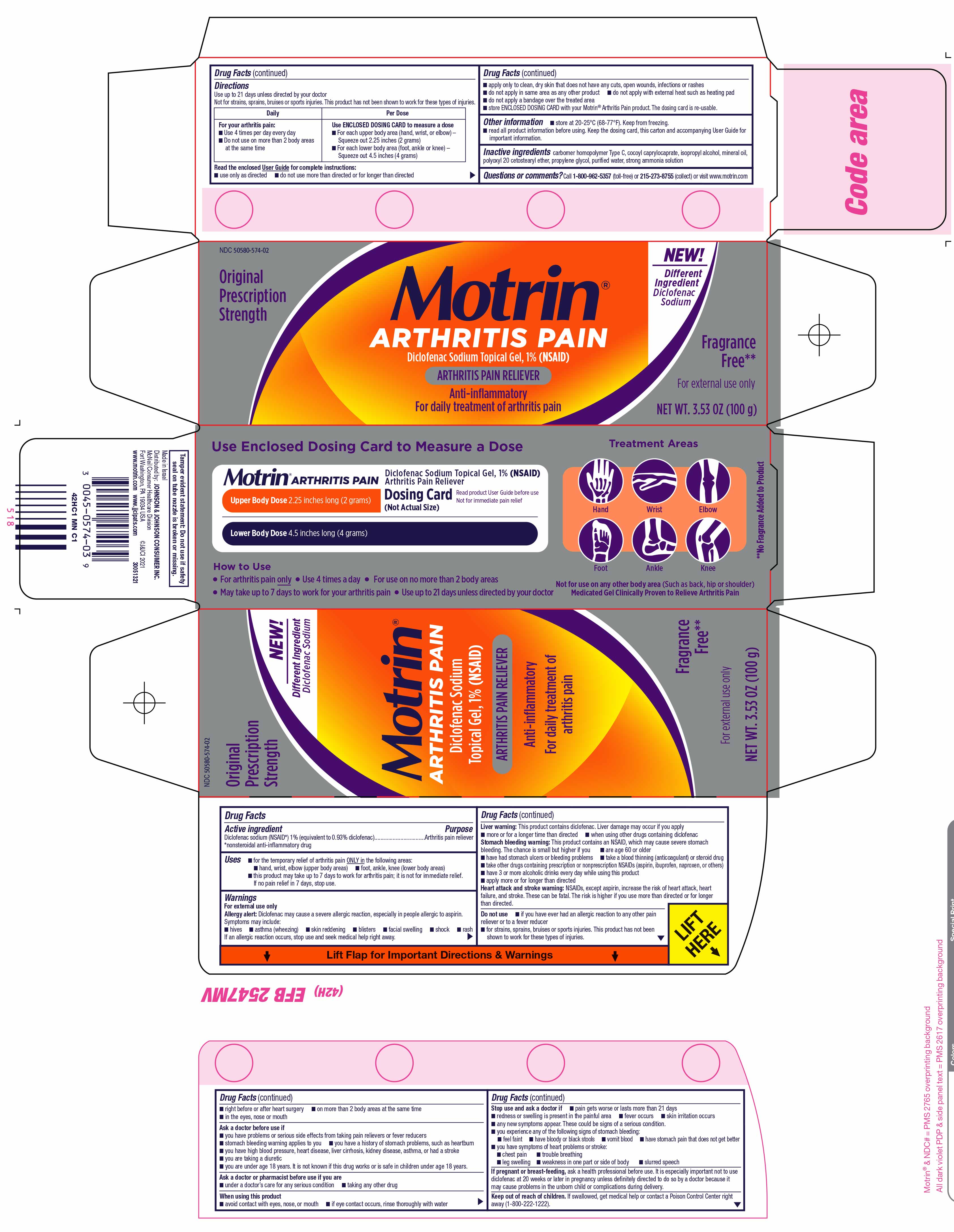 Pill image for Motrin Arthritis Pain