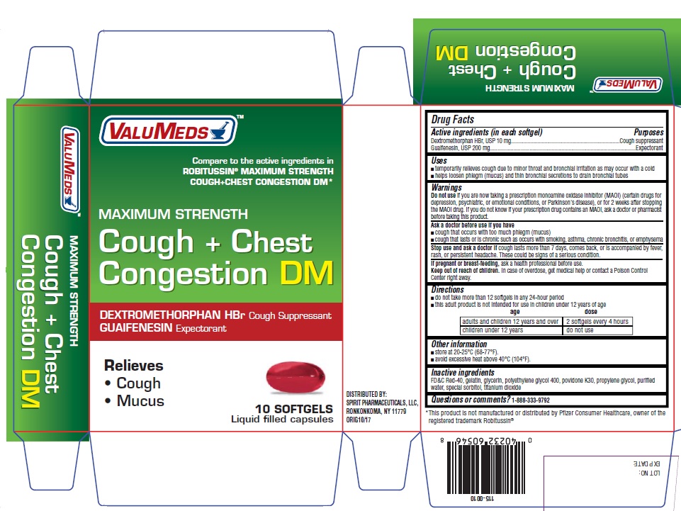 Pill image for Maximum Strength Cough+chest Congestion Dm