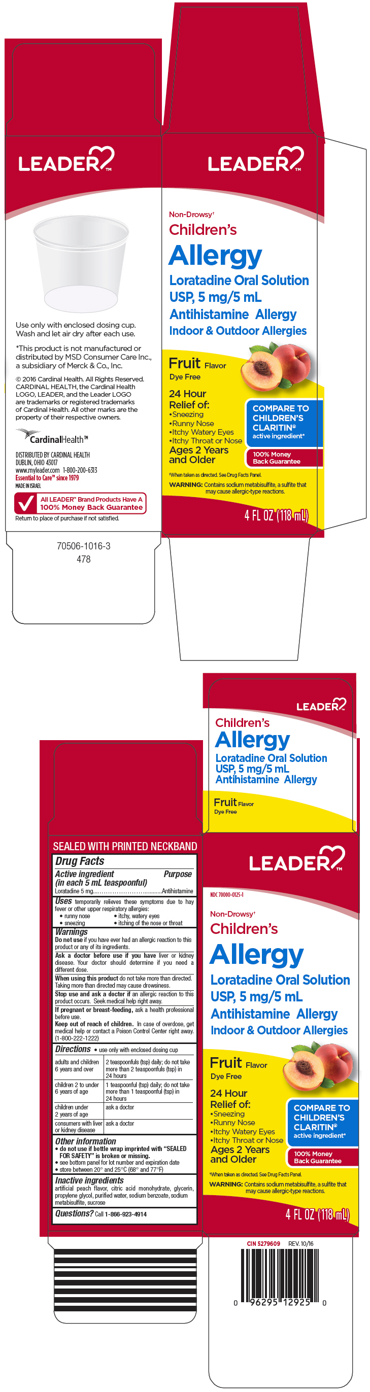 Pill image for Children's Allergy Loratadine Oral Solution