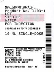 Pill image for Sterile Water                                                                                                                                     rx Only