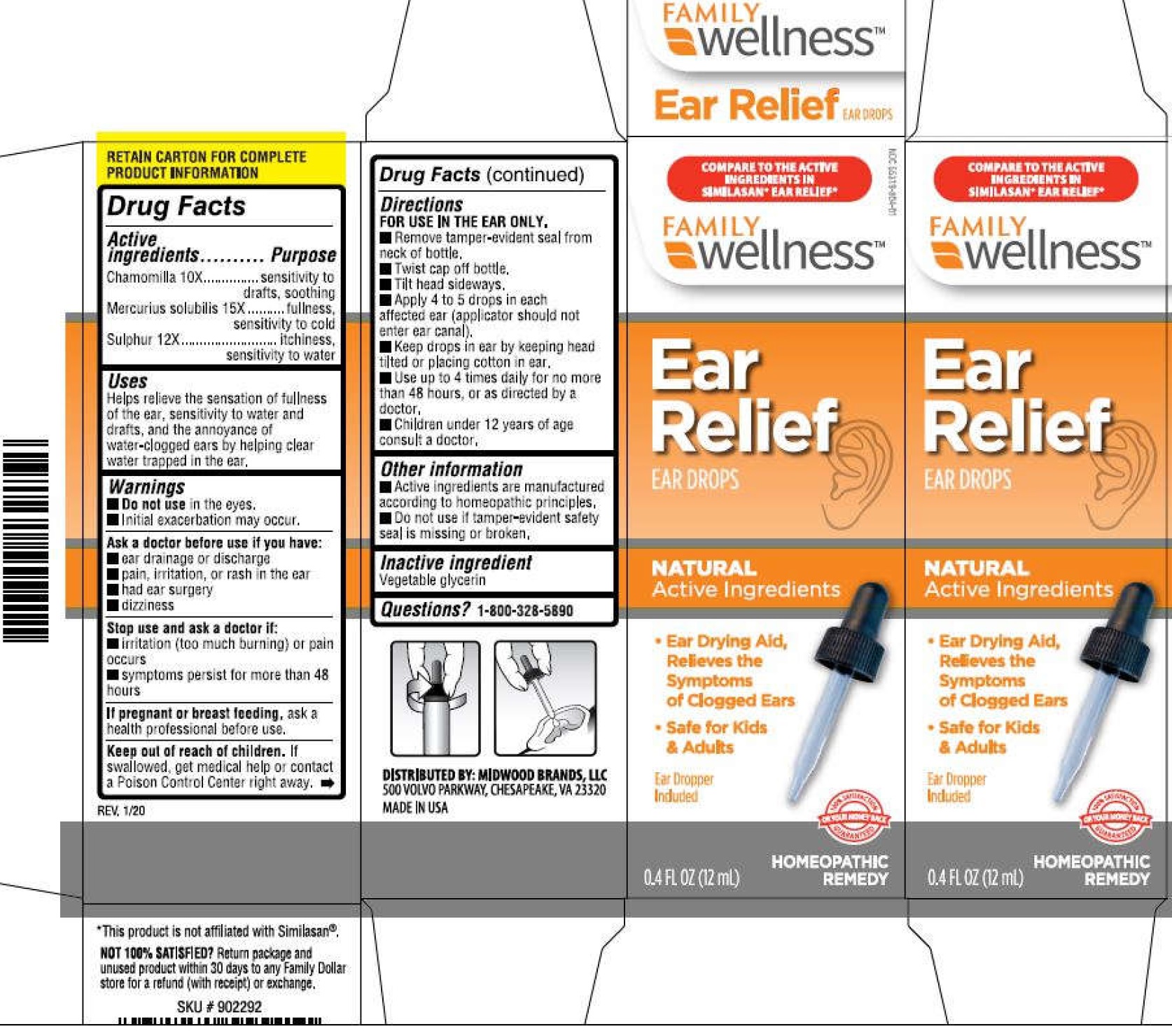 Pill image for Family Wellness-ear Relief Ear Drops