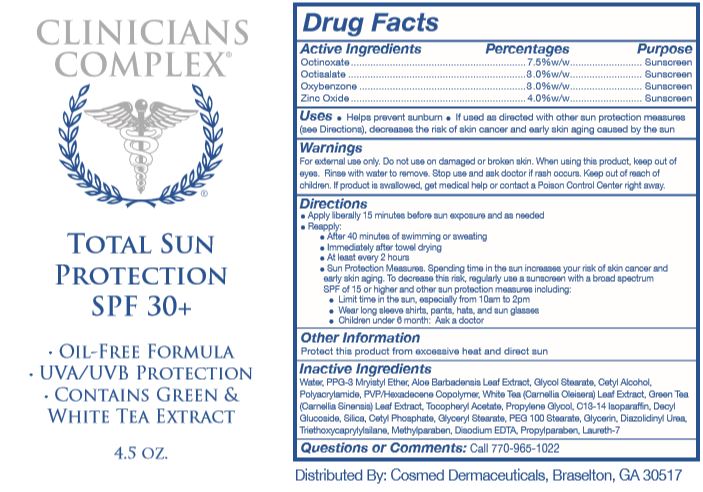 Pill image for Clinicians Complex Total Sun Protection Spf 30+