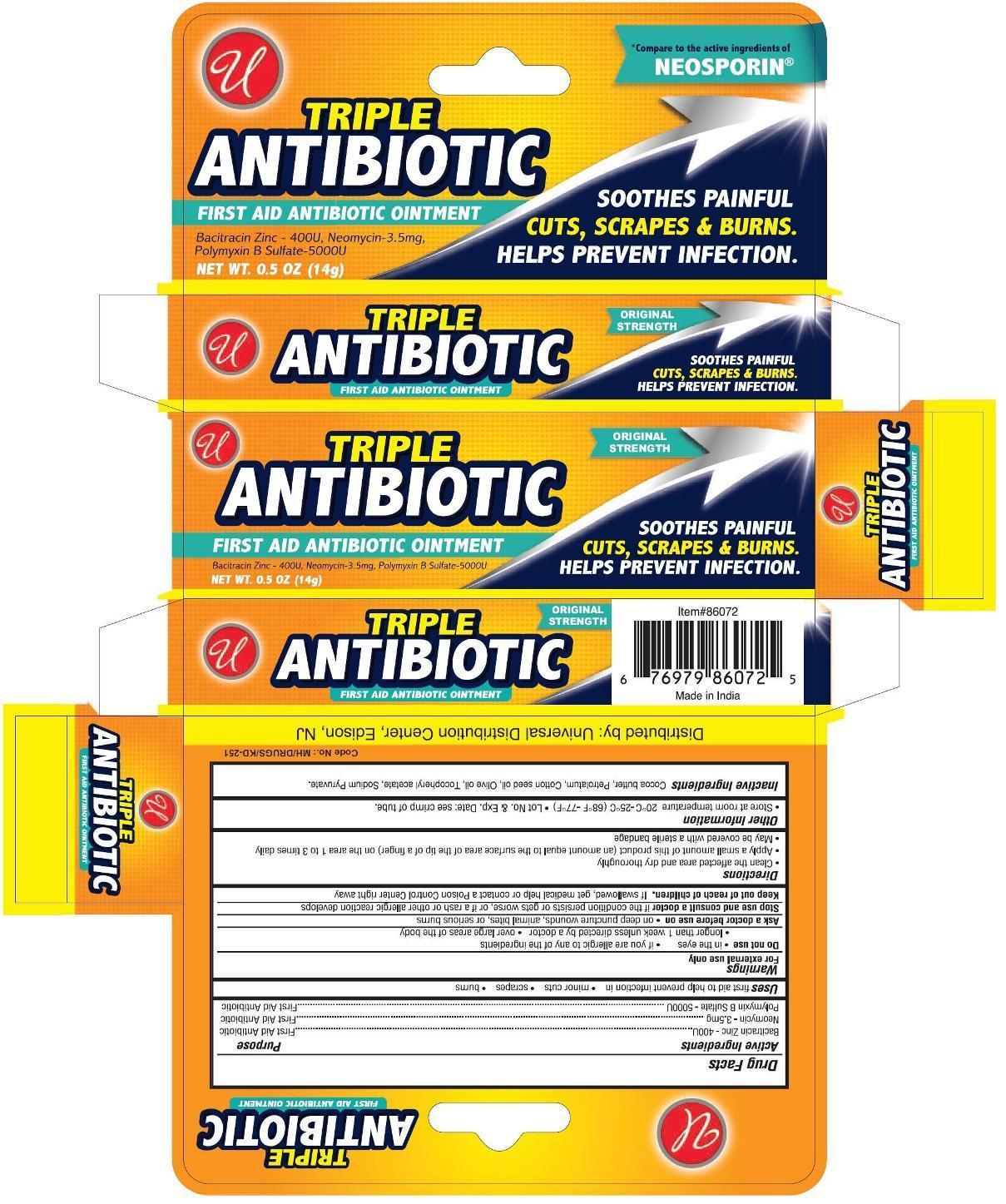 Pill image for Triple Antibiotic First Aid Ointment
