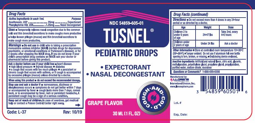 Pill image for Llorens- Tusnel Ped Drops 605