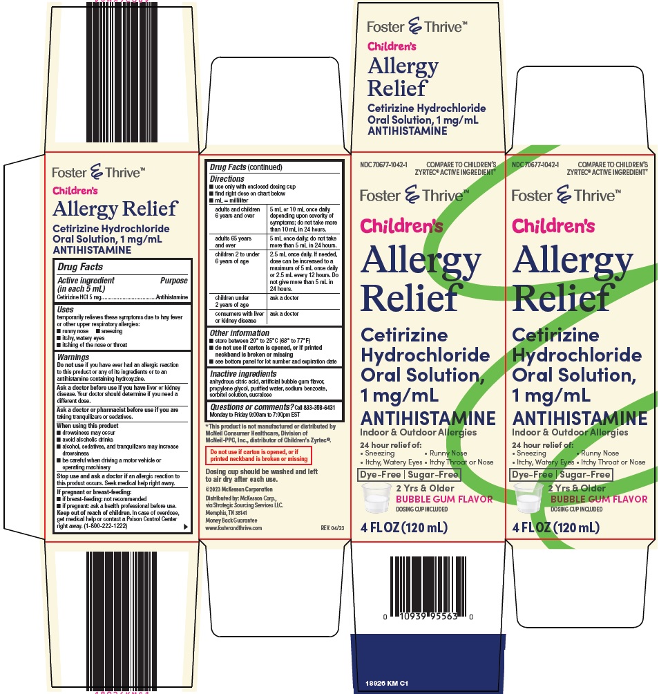 Pill image for Mckesson Children’s Allergy Relief Drug Facts