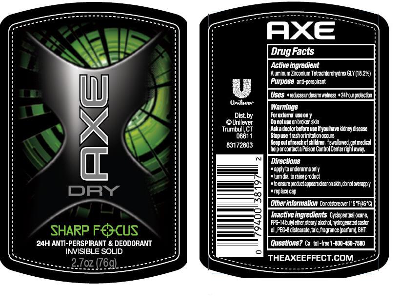 Pill image for axe dry sharp focus antiperspirant deodorant