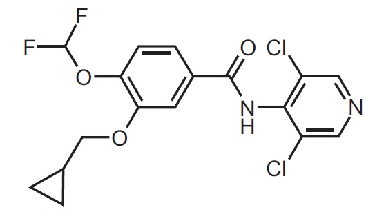 Pill image for These Highlights Do Not Include All The Information Needed To Use Roflumilast Tablets Safely And Effectively. See Full Prescribing Information For Roflumilast Tablets.