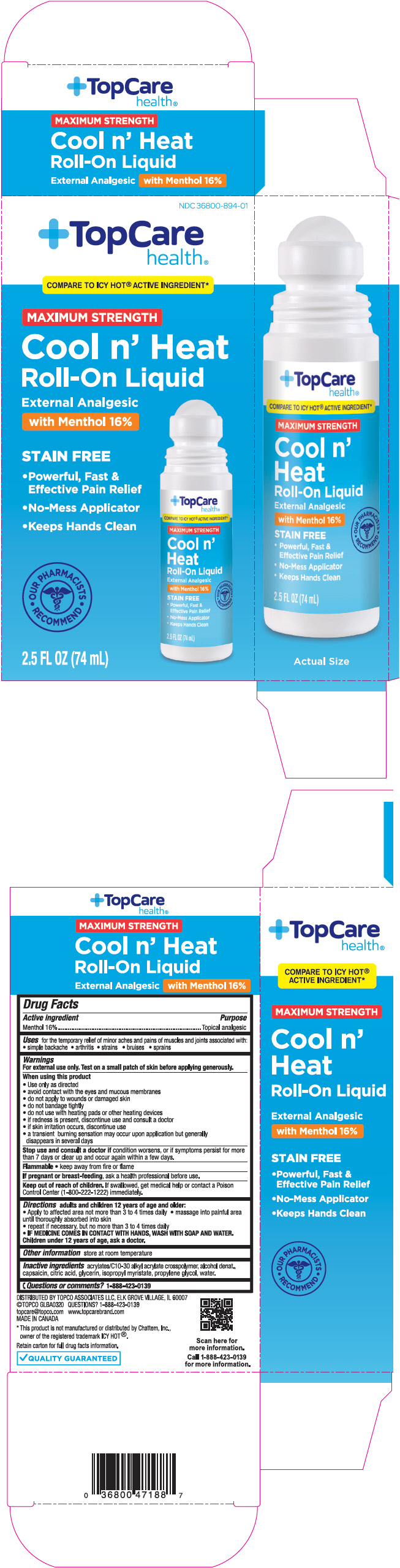 Pill image for Topcare Maximum Strength Pain Relieving Liquid