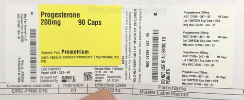 Pill image for Progesterone