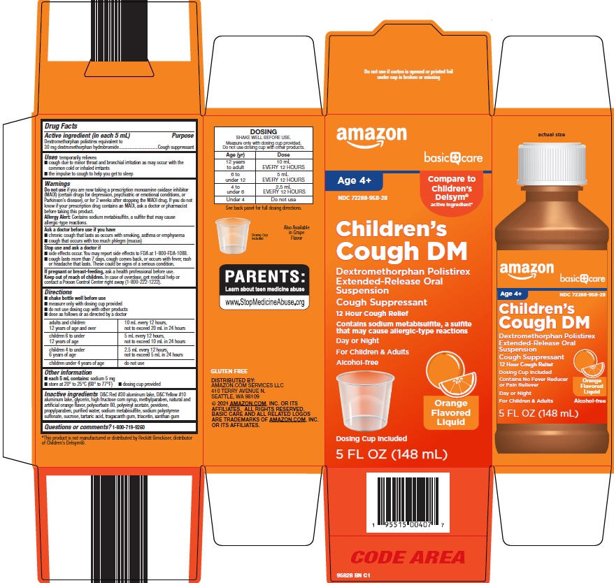 Pill image for Amazon Children’s Cough Dm Drug Facts