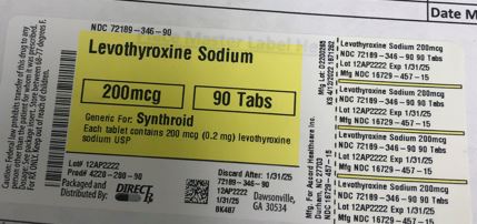 Pill image for Levothyroxine Sodium