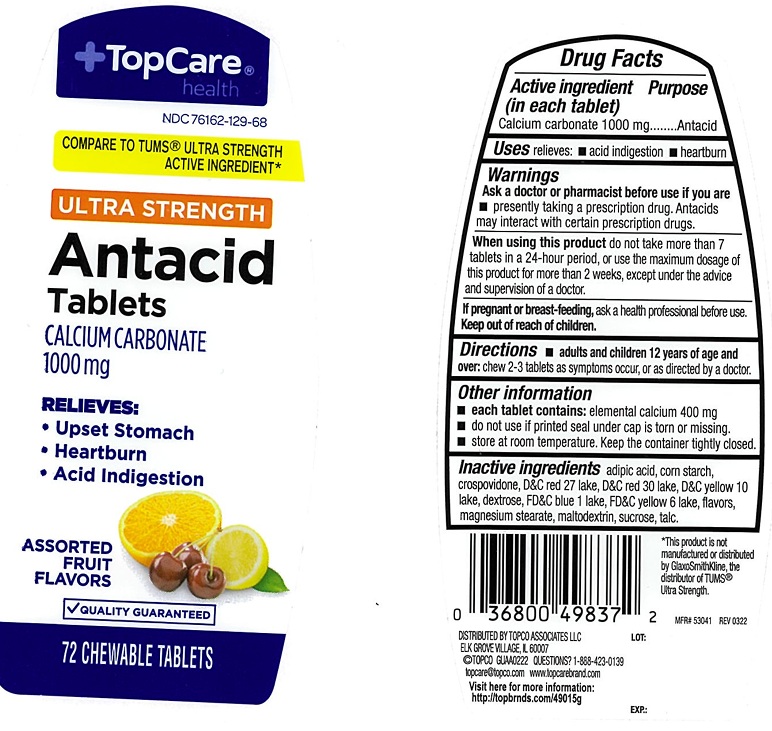 Pill image for Topcare Ultra Strength Antacid Assorted Fruit