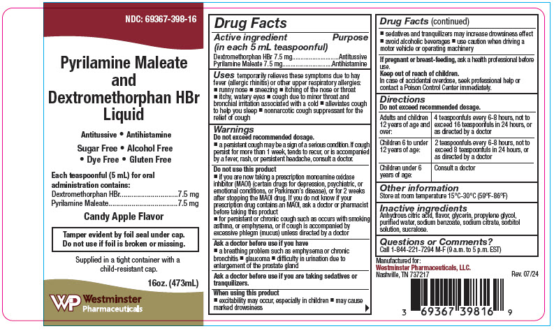 Pill image for Pyrilamine Maleate And Dextromethorphan Hydrobromide