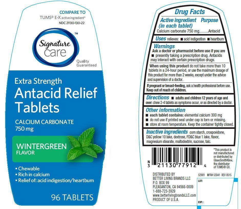 Pill image for Extra Strength Antacid Relief wintergreen Tablets