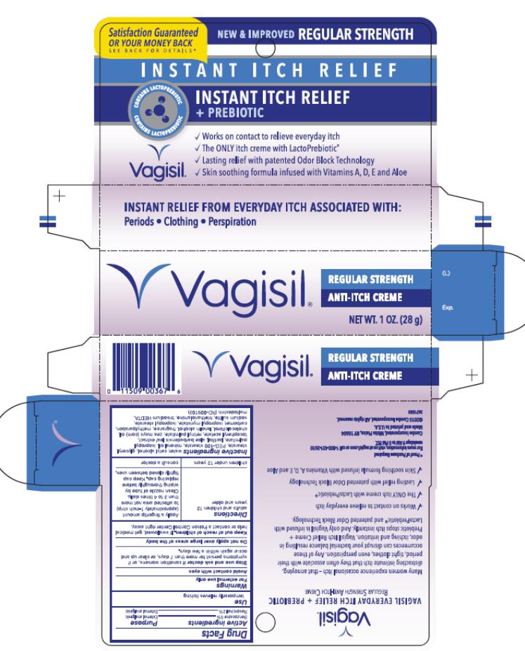 Pill image for Vagisil Regular Strength Anti-itch Creme