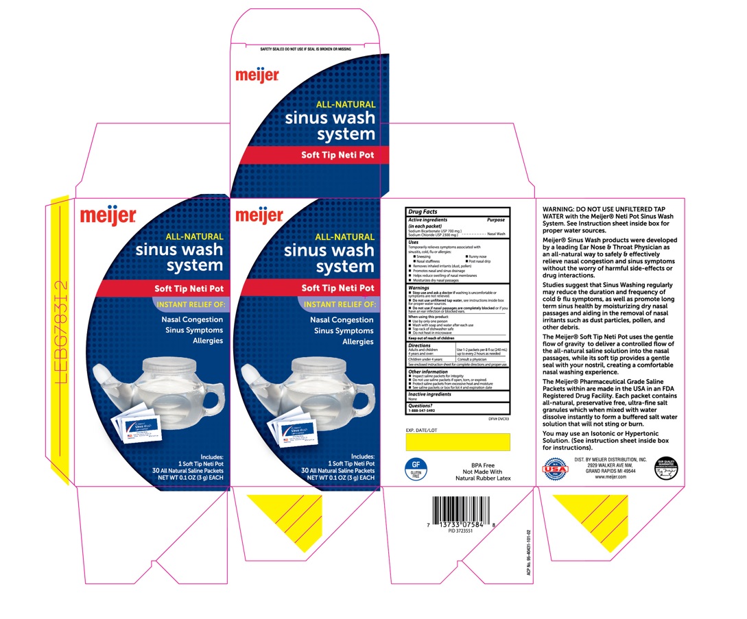Pill image for Meijer All-natural Sinu Wash System Neti Pot