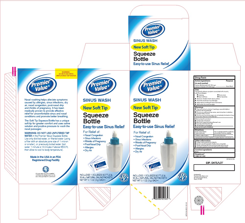 Pill image for Premier Value Sinus Wash Squeeze Bottle- New Soft Tip