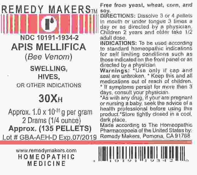 Pill image for Apis Mellifica 30x (bee Venom)