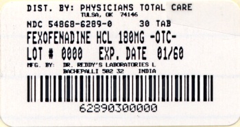 Pill image for Fexofenadine Hcl Tablets Usp