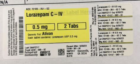 Pill image for Lorazepam
