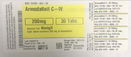 Pill image for Armodafinil