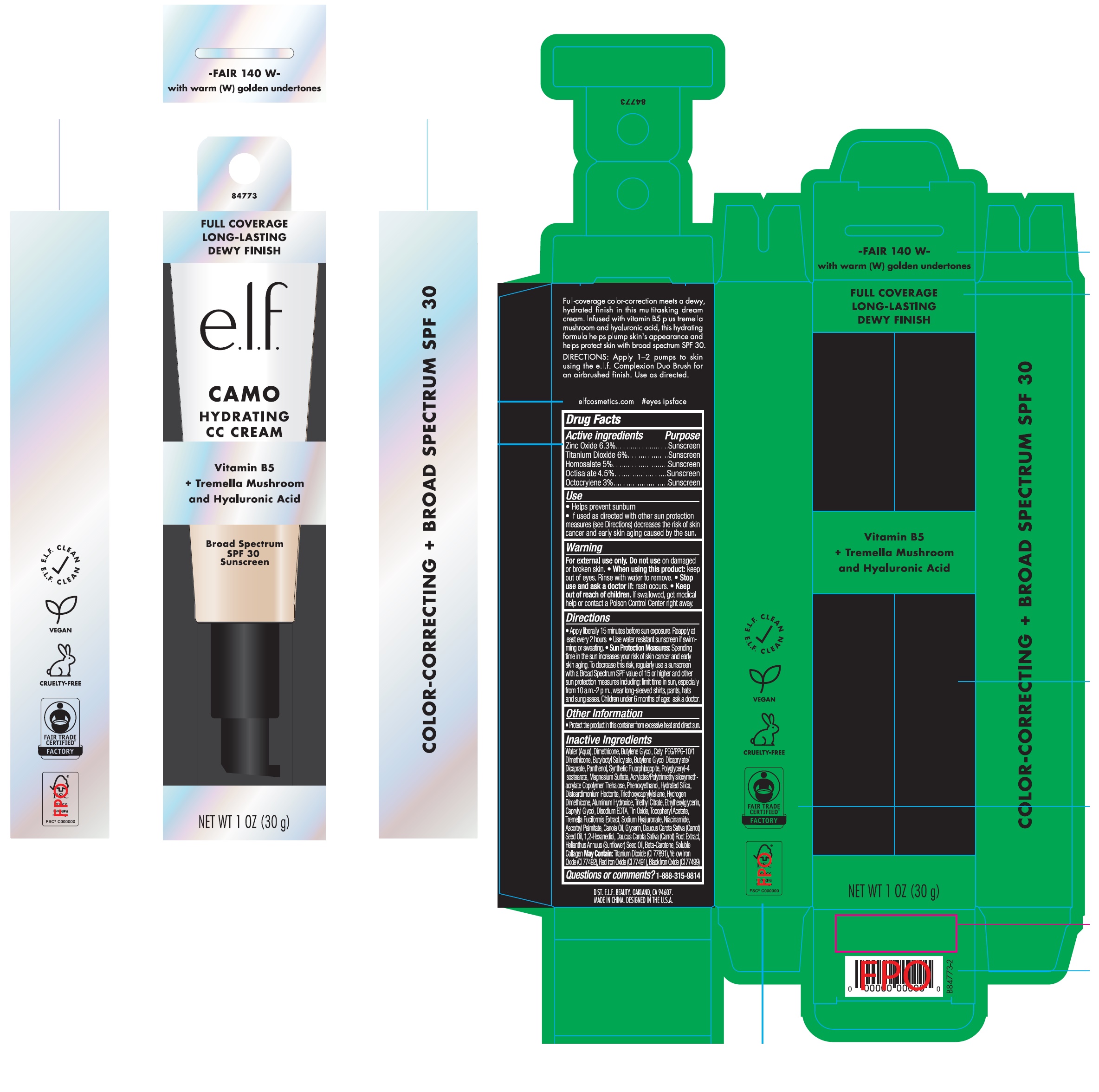 Pill image for Hydrating Camo Cc Cream Spf30 Fair 140 W