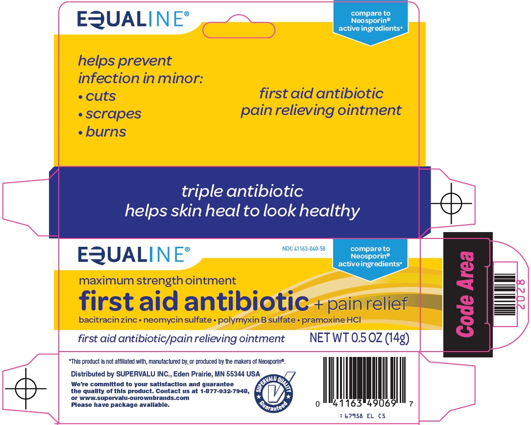 Pill image for Supervalu, Inc. First Aid Antibiotic Drug Facts