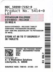 Pill image for Potassium Chloride Extended-release Tablets Usp, 10 Meq And 20 Meq