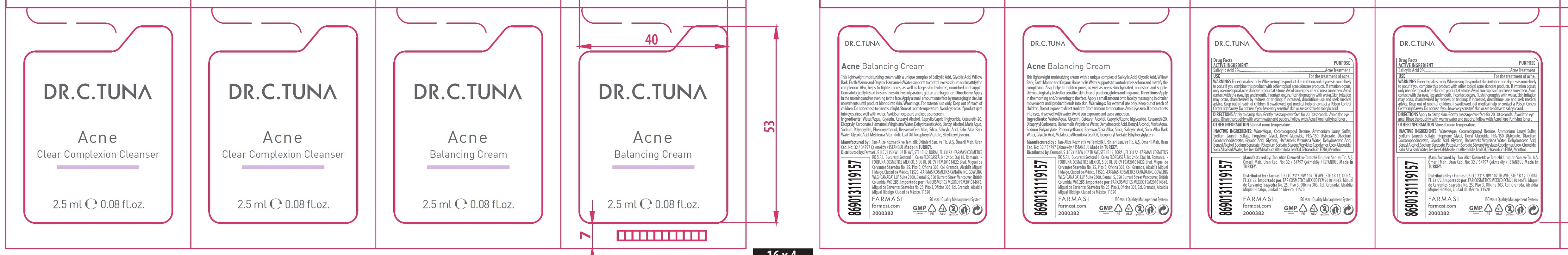 Pill image for Dr. C. Tuna Acne Clear Complexion Cleanser