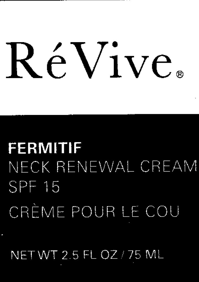 Pill image for Revive Fermitif Neck Renewal Cream Spf 15