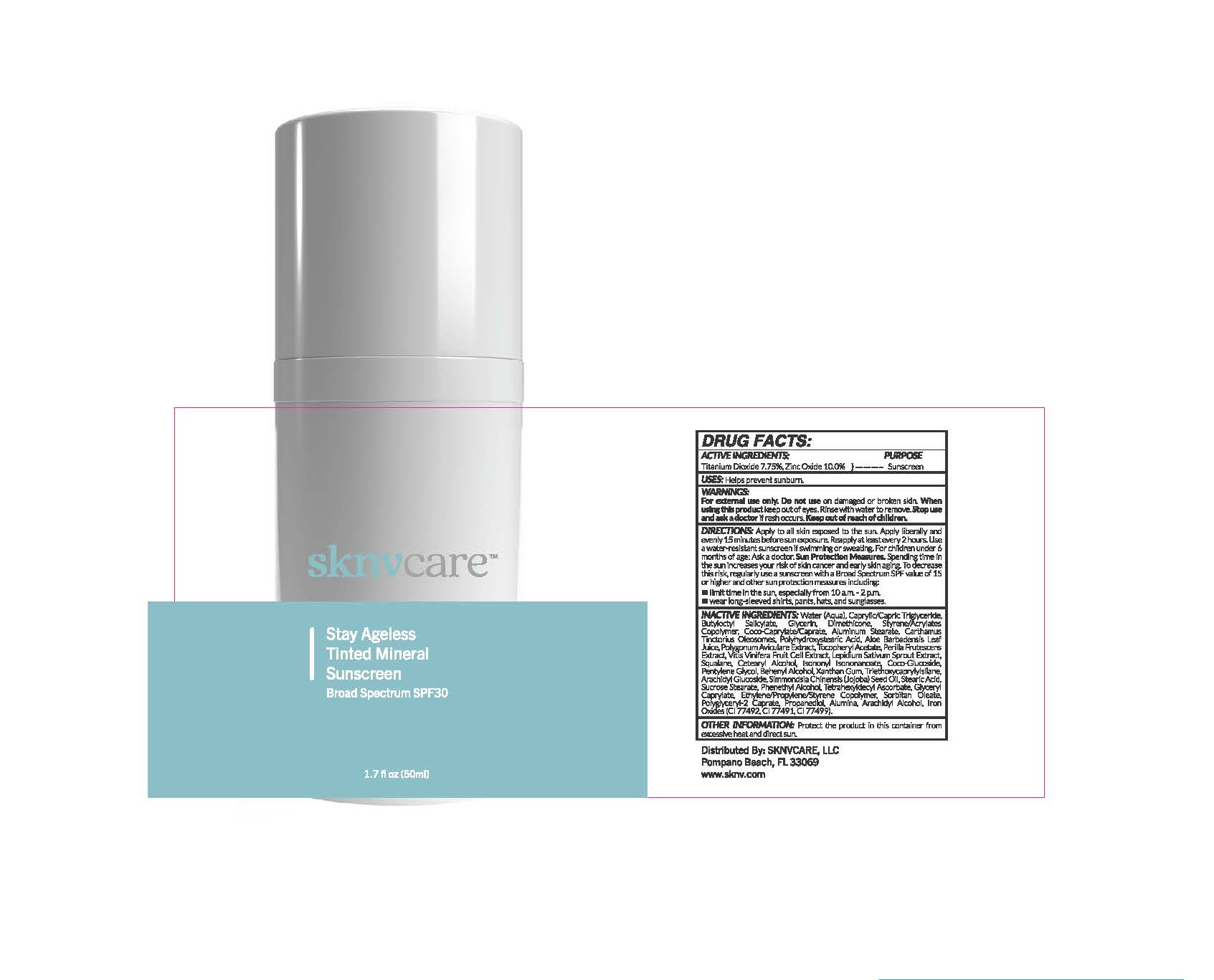 Pill image for Stay Ageless Tinted Mineral Sunscreen Broad Spectrum Spf 30