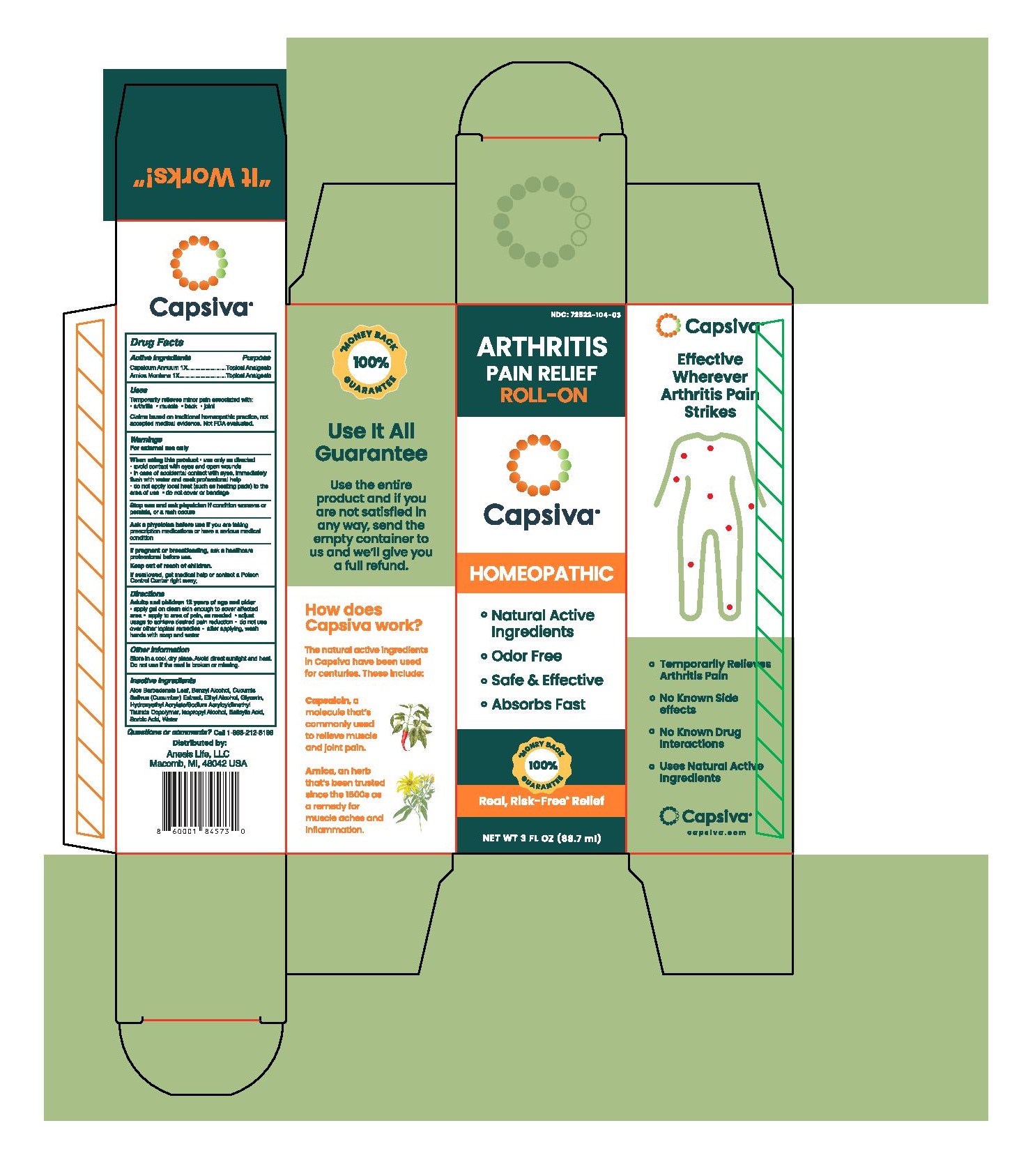 Pill image for Capsiva 3oz Roll-on