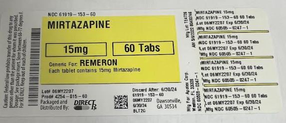 Pill image for Mirtazapine