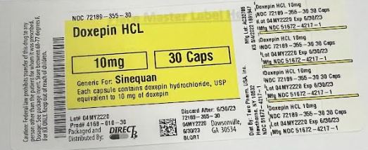Pill image for Doxepin Hcl