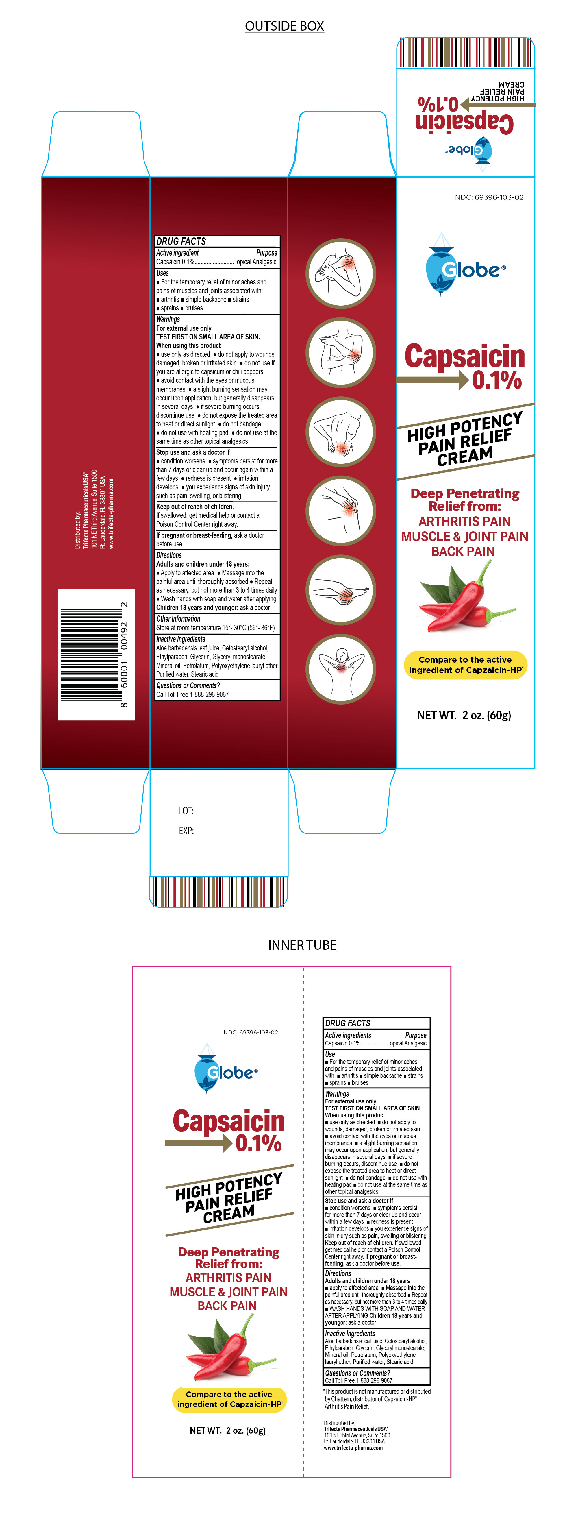 Pill image for Globe Capsaicin Cream