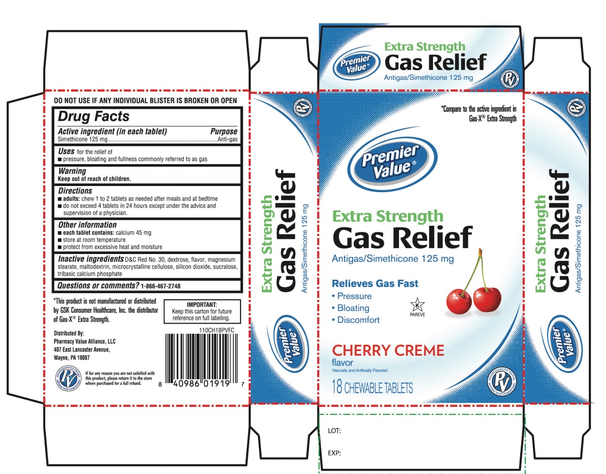 Pill image for Premier Value Extra Strength Gas Relief