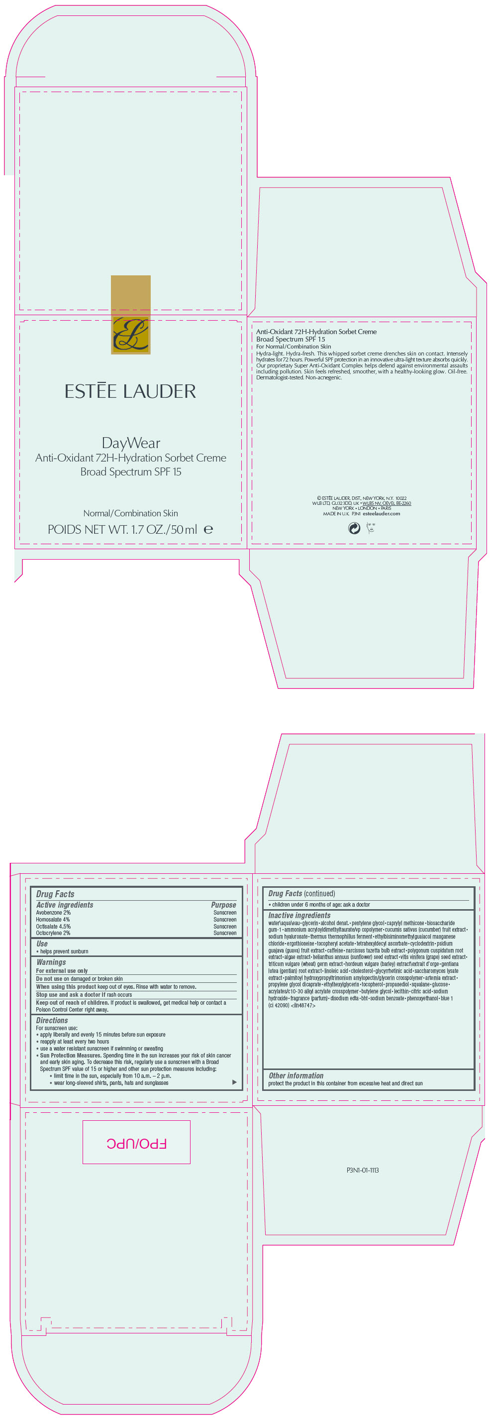 Pill image for Daywear Anti Oxidant 72h-hydration Sorbet Creme Broad Spectrum Spf 15