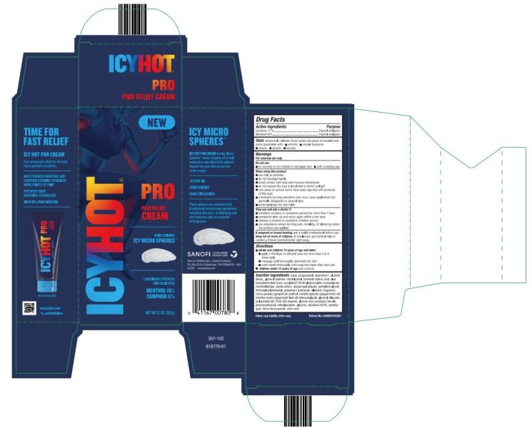 Pill image for Icy Hot Pro Pain Relief Cream With Microbeads